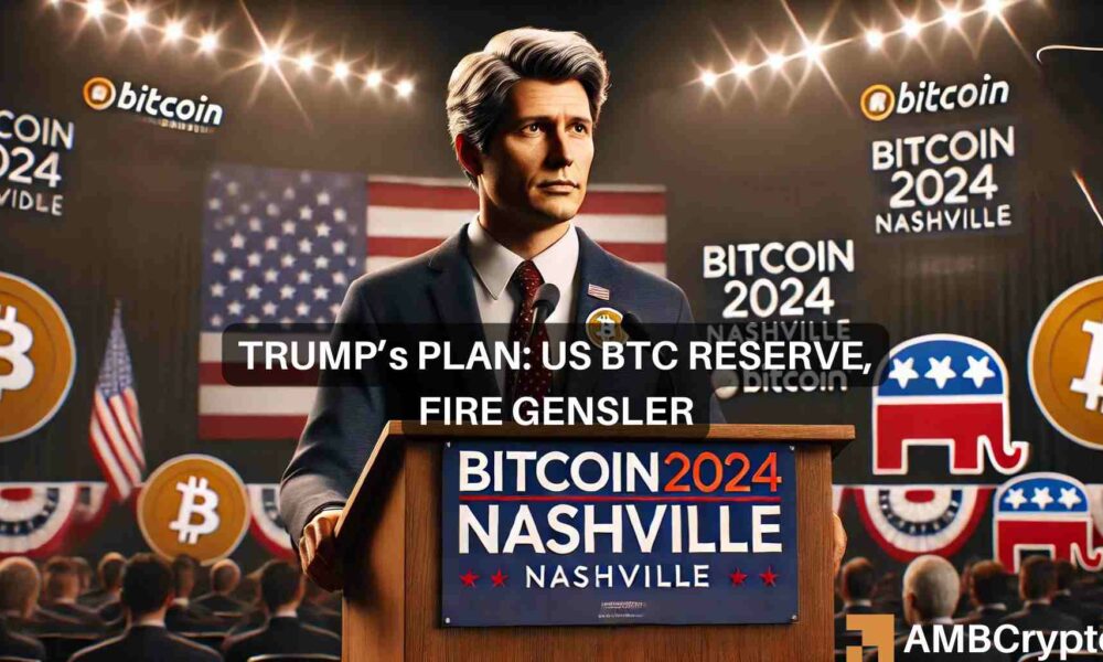 Trump respalda a Bitcoin como activo de reserva en EE.UU. y planea despedir a Gary Gensler