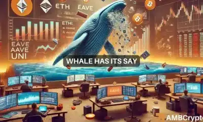 Lo que significa el último dump de esta ballena para los precios de ETH, AAVE y UNI