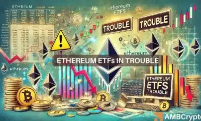 El ETF ETH de Grayscale lucha contra las salidas de capital, lo que arrastra el precio de Ethereum