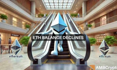 Ethereum: ¿Deberías seguir a las ballenas de ETH ahora que los saldos de los exchanges alcanzan un nuevo mínimo?