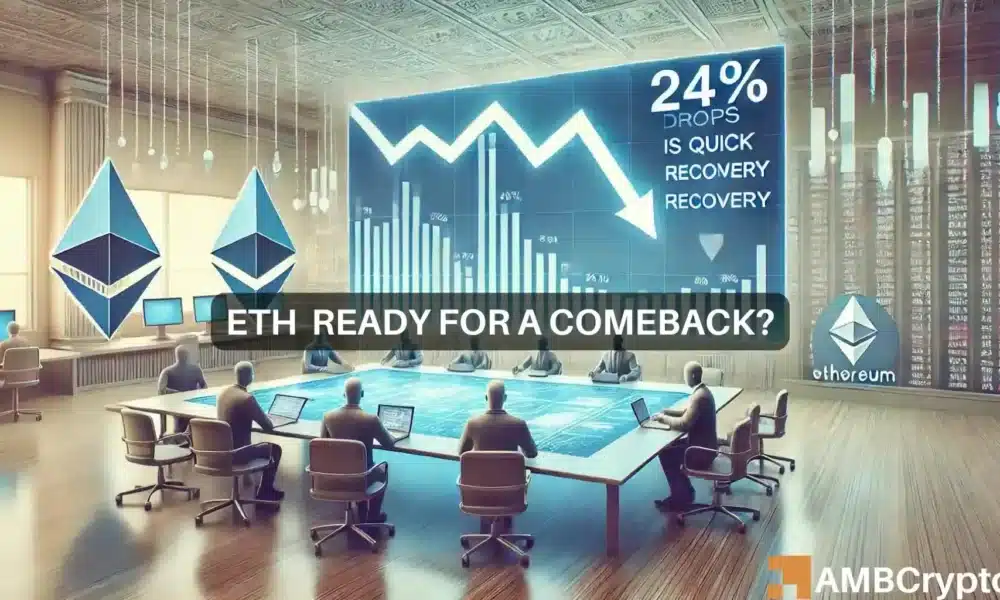 Ethereum: después de una caída del 24% en 7 días, ¿qué tan pronto se recuperará ETH?