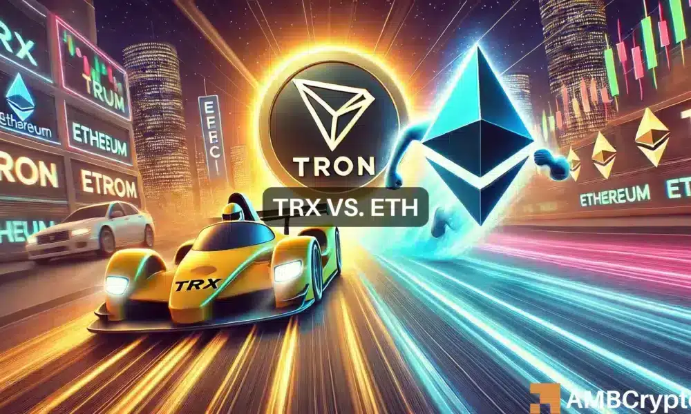 La adopción de Tron supera a la de Ethereum: descifrando la razón principal