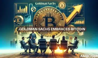 Goldman Sachs revela una participación de 500 millones de dólares en Bitcoin: “Ni siquiera los banqueros pueden resistirse a BTC”