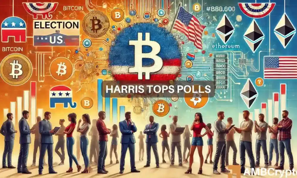 ¿'Crypto for Harris' ayudó a Kamala a superar a Trump en las predicciones de Polymarket?