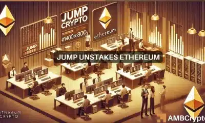 Jump crypto retira $314,8 millones de Ethereum mientras ETH cae un 30%: ¿Qué está pasando?