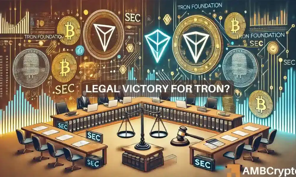 La Fundación Tron logra una "victoria legal": el juez rechaza la solicitud de la SEC