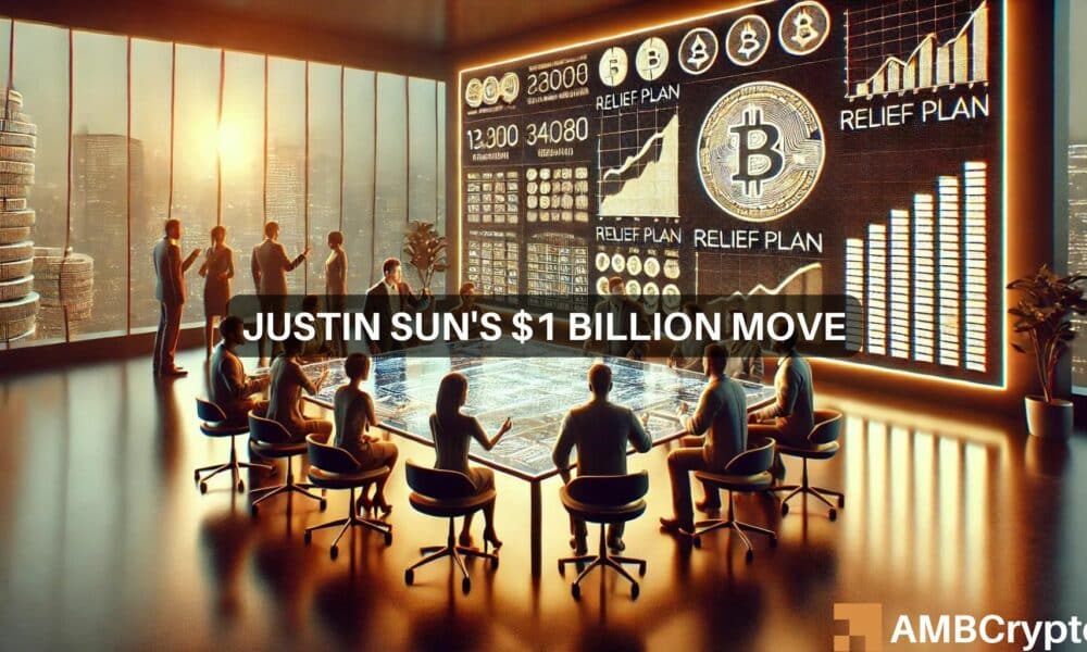 La iniciativa de 1.000 millones de dólares de Justin Sun: ¿podrá reactivar los mercados bajistas?