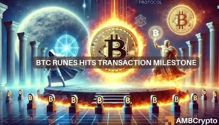 Cómo Bitcoin Runes registró 15,6 millones de transacciones en solo 4 meses