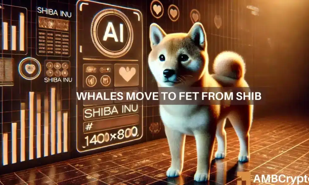 La ballena Shiba Inu intercambia SHIB por un token de IA FET por 3,5 millones de dólares: esta es la razón