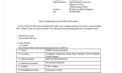 Metaplanet de Japón financiará más compras de Bitcoin con un nuevo préstamo de 1.000 millones de yenes