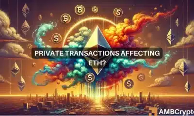 Más usuarios de Ethereum recurren a transacciones privadas: ¿Efecto en ETH?