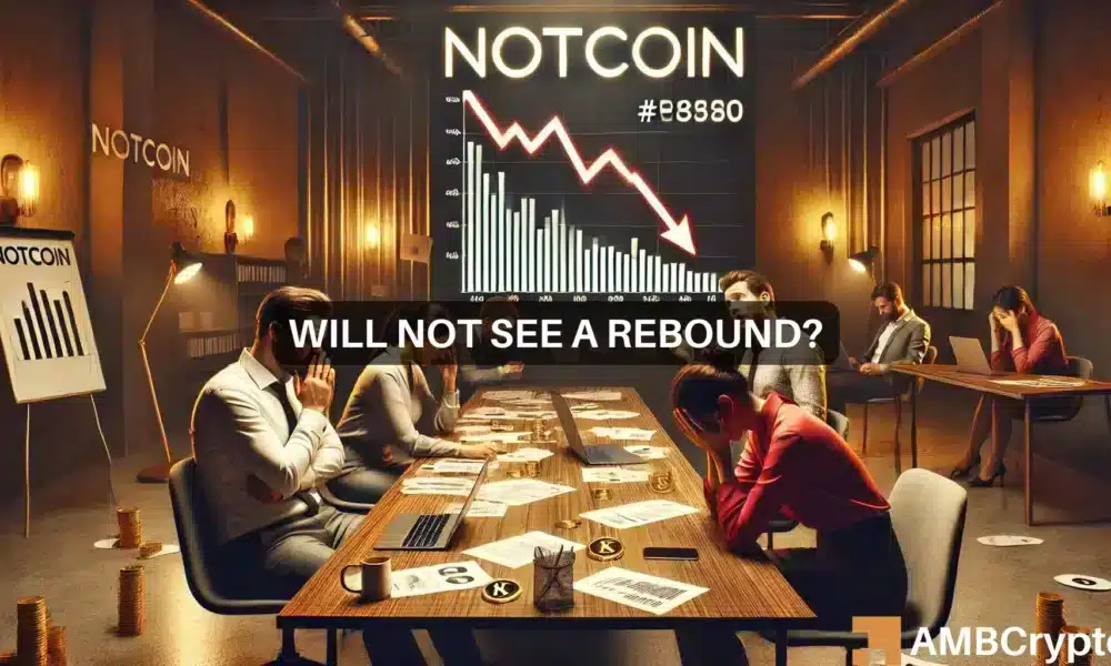 Notcoin cae un 70% desde enero, pero ¿NO se recuperará pronto?