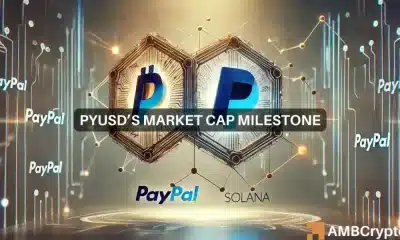 La stablecoin PYUSD de PayPal supera los mil millones de dólares de capitalización de mercado: cómo Solana contribuyó a su ascenso