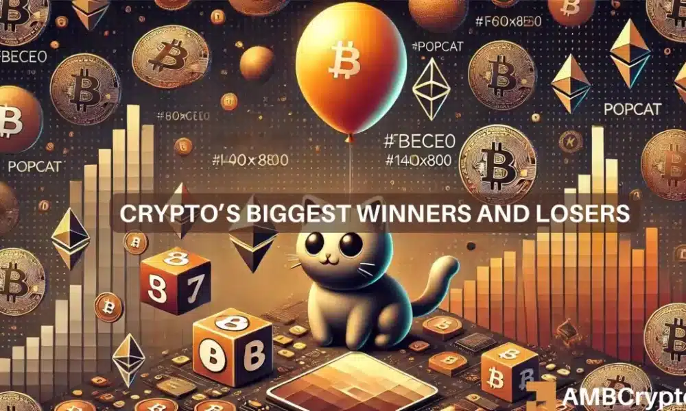 Ganadores y perdedores semanales del mercado de criptomonedas: POPCAT, TAO, HNT y STRK