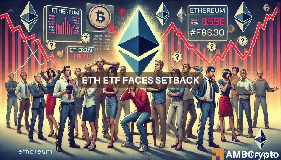 Los ETF de Ethereum registran un flujo neto negativo: ¿qué sigue para ETH?