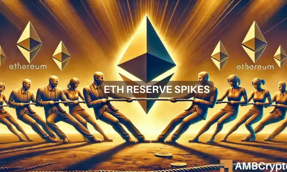 Las reservas de exchange de Ethereum aumentan en más de 100.000 ETH: ¿es hora de preocuparse?