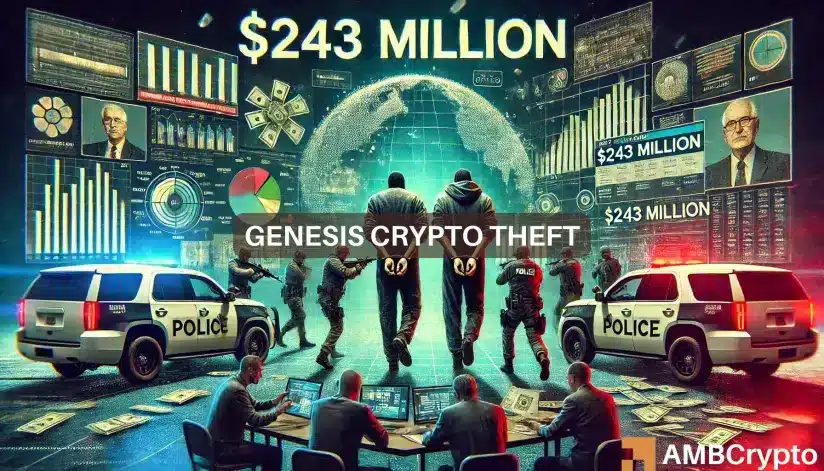 Criptomoneda Genesis: Dos detenidos por robo de 243 millones de dólares