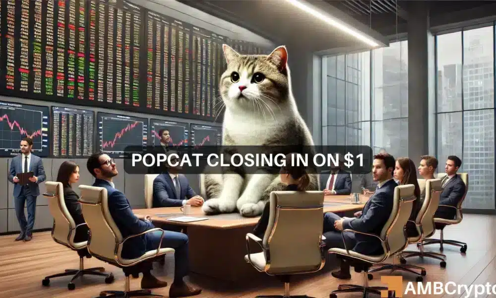 Popcat se dispara un 18% en 24 horas: ¿llegará a los 2 dólares en 2024?