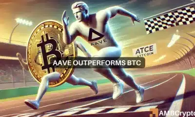 Aave supera a BTC pero encuentra resistencia: ¿Se avecina una reversión?