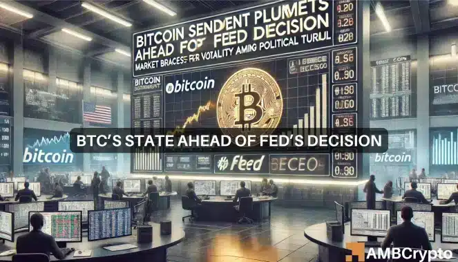 Bitcoin enfrenta incertidumbre a medida que se acerca la decisión de la FED: ¿Qué esperar?