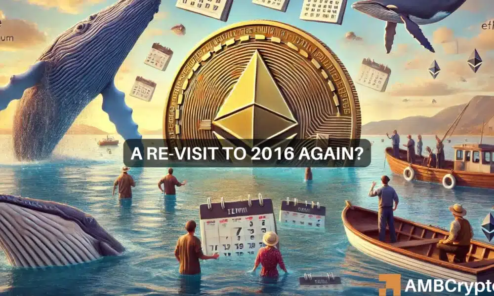 Esta métrica de Ethereum acaba de alcanzar sus niveles de 2016; la historia nos dice que el precio de ETH…