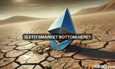 El par ETH/BTC cae por debajo de 0,04: ¿Es este el fondo de Ethereum?