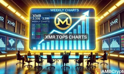 Monero [XMR] Desafía el desfase general del mercado y sube un 11 % en los gráficos semanales