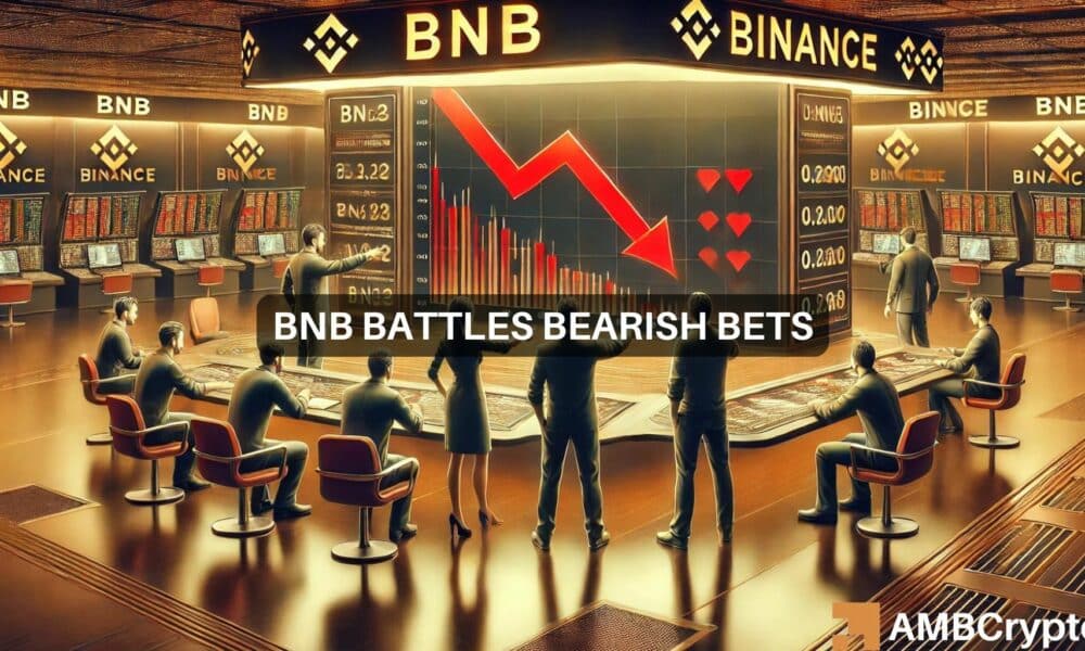 Los traders apuestan contra BNB: ¿Es probable una reversión de precios ahora?