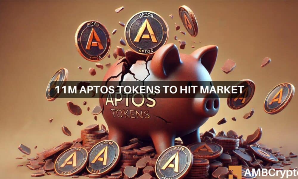 Aptos se prepara para desbloquear 11 millones de tokens: ¿Sobrevivirá APT al aumento de oferta?