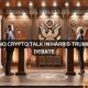 El debate entre Harris y Trump ignora las criptomonedas y genera malestar en el mercado