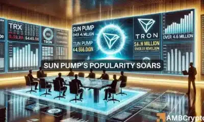 Las memecoins de Tron se disparan mientras Sun Pump gana más de $4,6 millones: ¿Impacto en TRX?