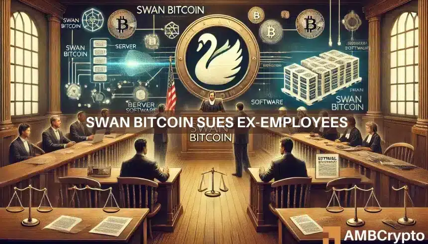 Roban el código del software de minería de Swan Bitcoin; ex empleados demandados