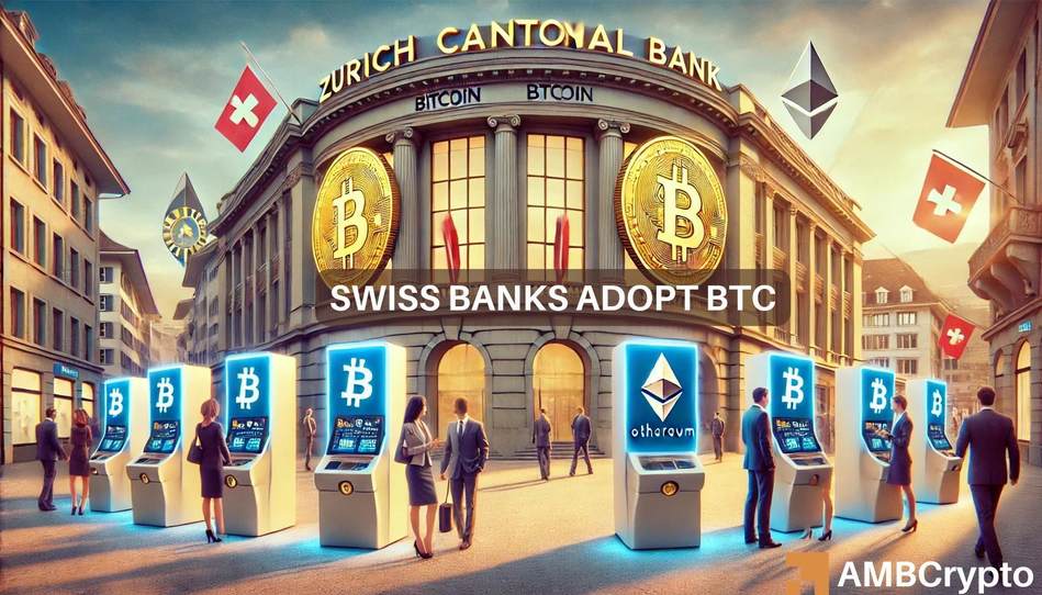 El Banco Cantonal de Zúrich, Suiza, presenta opciones para operar con Ethereum y Bitcoin