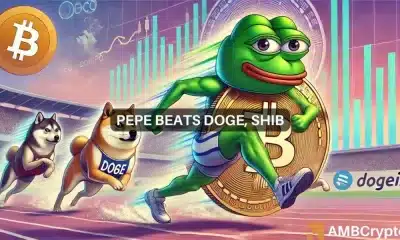 PEPE sube un 6,69% ​​en 24 horas: ¿puede la memecoin vencer a DOGE y SHIB?