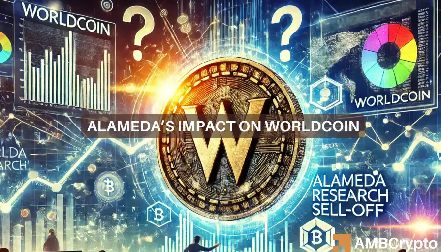 Worldcoin bajo presión gracias a la venta masiva de Alameda: este es el motivo