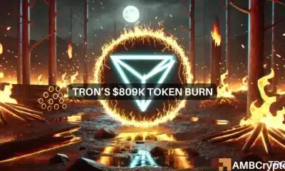 Tron quema 10 millones de tokens: ¿ayudará esto a que el precio de TRX suba?