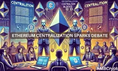 88,7% de los bloques de Ethereum construidos por 2 entidades: ¿descentralización en riesgo?