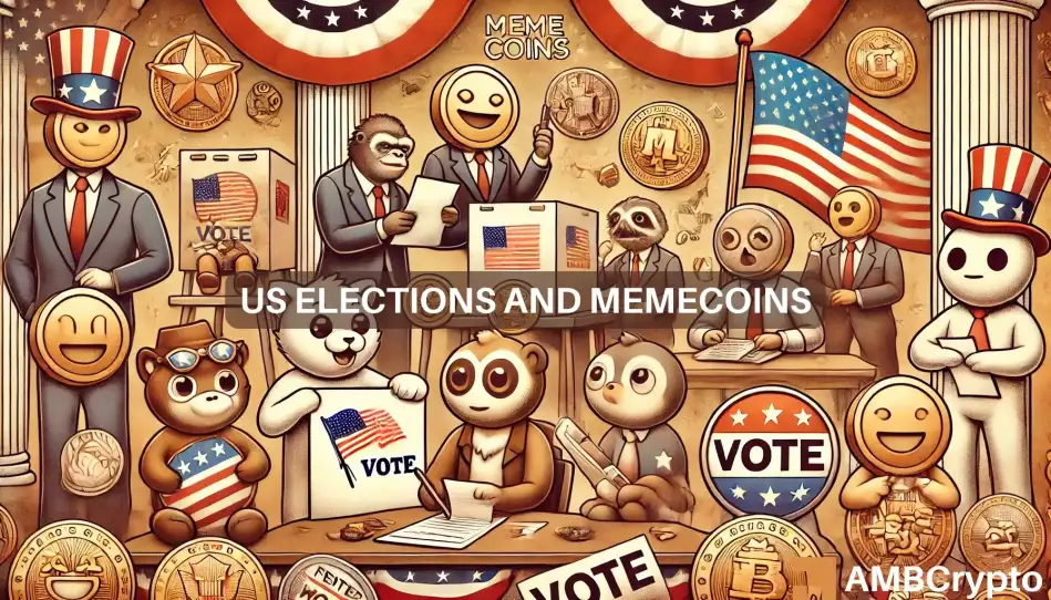 Las elecciones estadounidenses ponen de relieve las memecoins políticas: ¿hasta dónde pueden llegar?