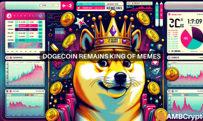 El dominio del mercado de Dogecoin alcanza el 1% – Gracias ballenas, pero ¿qué sigue?