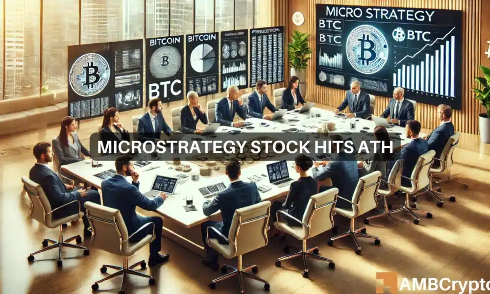 Las acciones de MicroStrategy alcanzan su máximo de 25 años en medio del aumento de Bitcoin