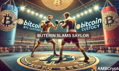 Buterin califica el comentario de Saylor sobre la custodia de Bitcoin como "una locura". ¿Por qué?