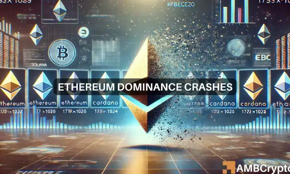 El dominio de Ethereum cae al 13%: ¿una caída al 9% antes del rebote de 2025?