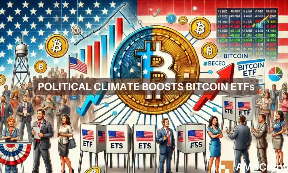 ¿La victoria de Donald Trump será optimista para las entradas de ETF de Bitcoin?