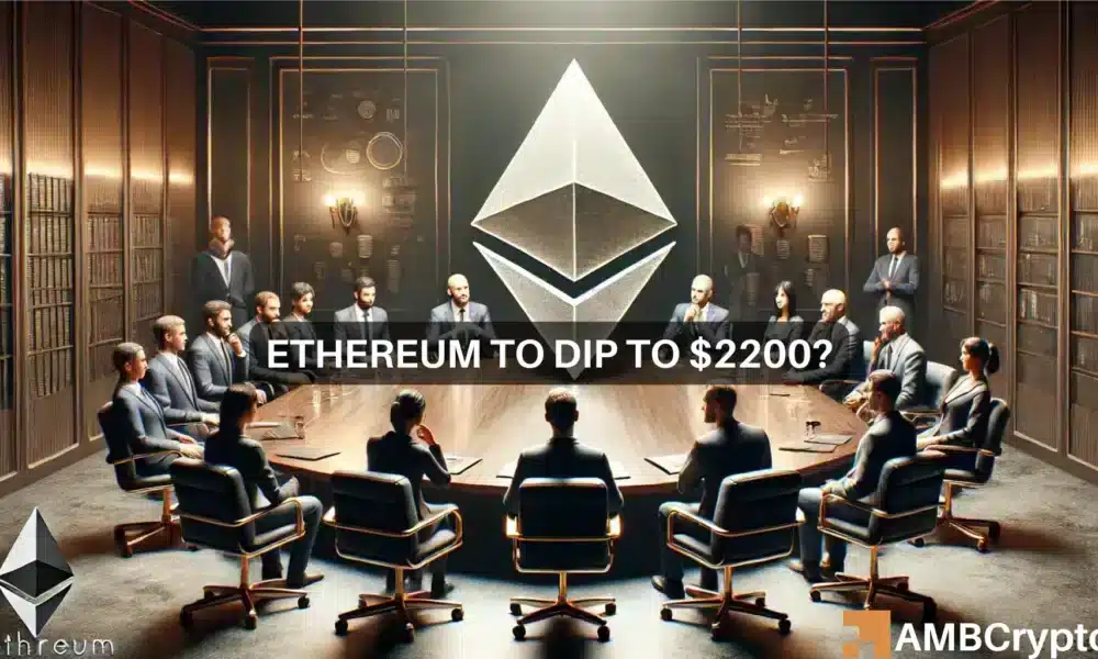 Por qué Ethereum podría caer primero a $2.200 antes de hacer un gran movimiento hacia arriba