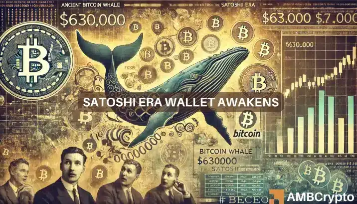 La ballena Bitcoin de la era Satoshi emerge y realiza un movimiento masivo de 630.000 dólares