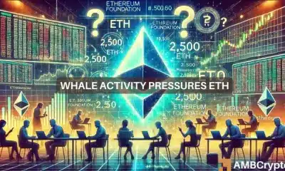 La Fundación Ethereum se descarga mientras ETH enfrenta presión: ¿qué sigue?