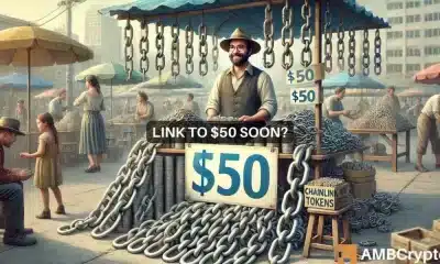 Chainlink se acerca a la ruptura: ¿Se acerca el aumento de LINK a $ 50?