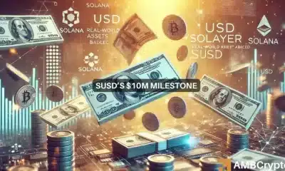 sUSD alcanza depósitos de $ 10 millones mientras Solana 'supera' a Ethereum - ¡Detalles al interior!