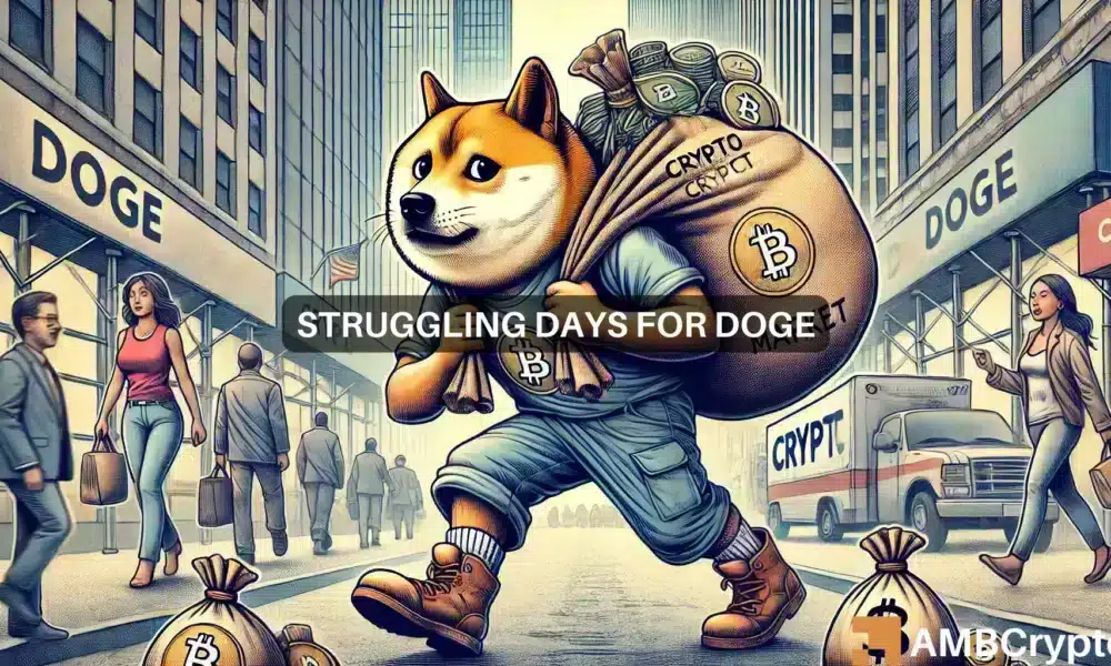 Las luchas de Dogecoin continúan, pero ¿se avecina una corrida alcista al estilo de 2021?