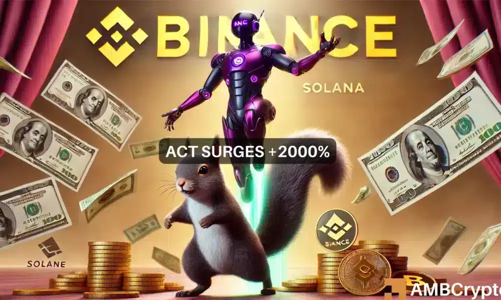 Surgen las memecoins de Solana: ACT y PNUT se disparan después de la cotización en Binance